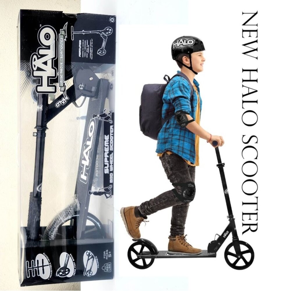 Brand New Halo Rise Above Scooter Supreme Big Wheel Scooter Christmas Gift